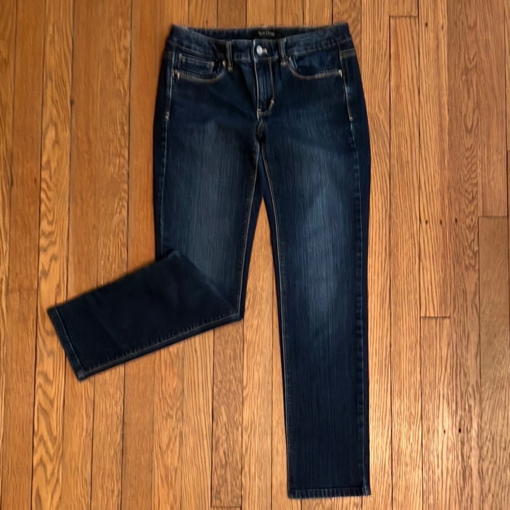 White House/ Black Market Blue Jeans.